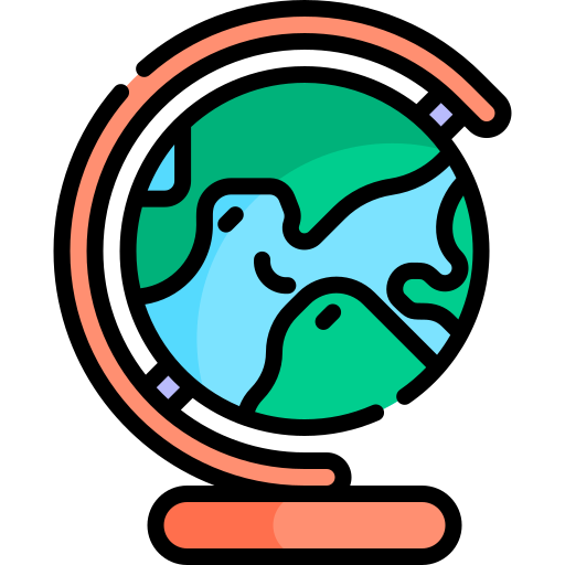 geografía icono gratis