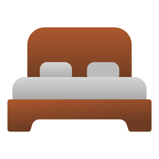 Bed Andinur Flat Gradient icon