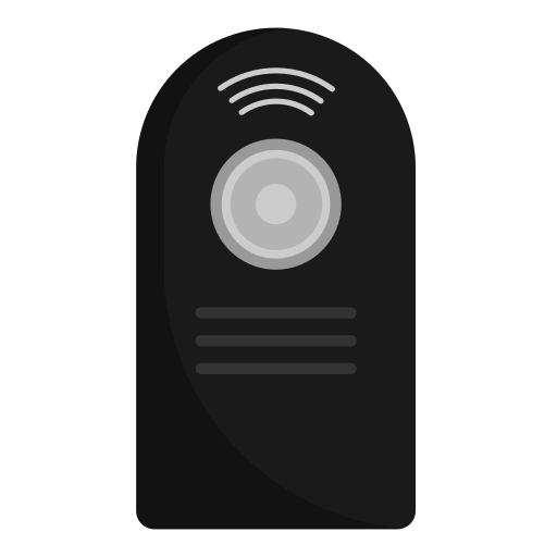 control remoto de la cámara icono gratis