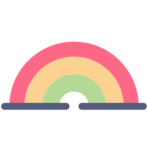 Rainbow Generic Flat Icon