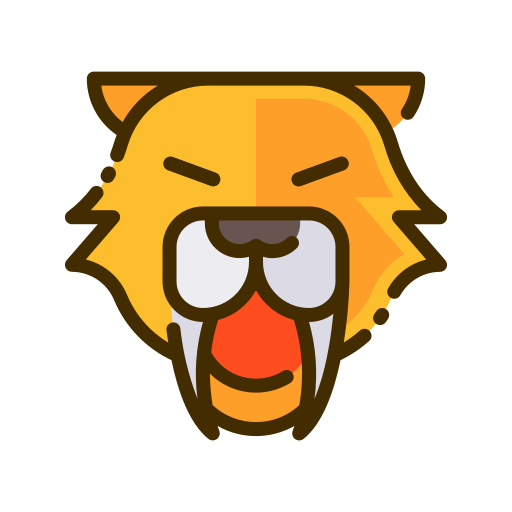 Smilodon - Iconos gratis de animales