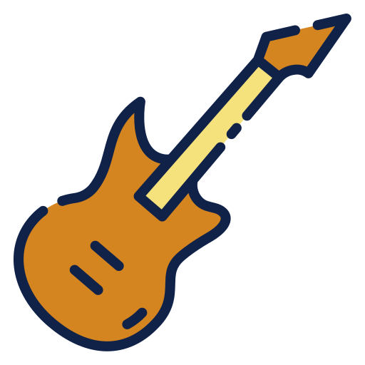 guitarra electrica icono gratis