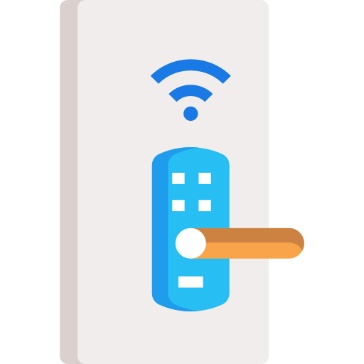 cerradura inteligente icono gratis