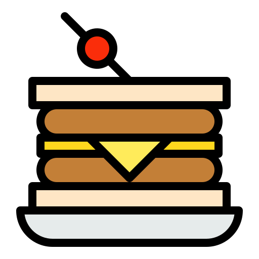 sandwich de hamburguesa icono gratis