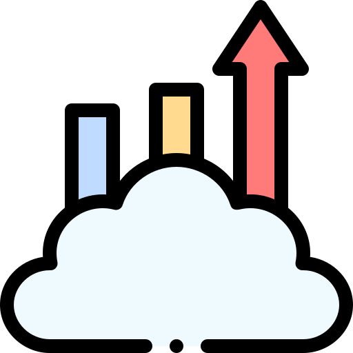 gráfico de líneas icono gratis