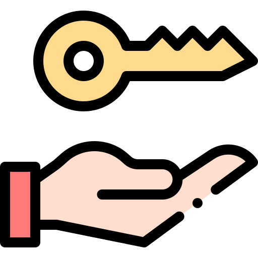 Key detail. Иконка рука с ключом. Key icon.