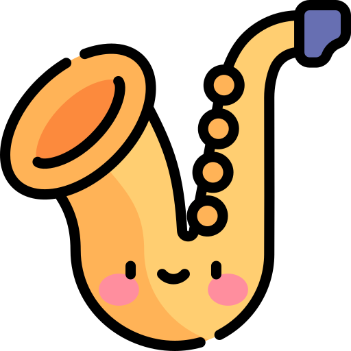 saxofón icono gratis