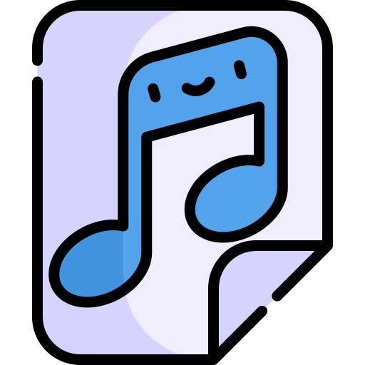 archivo de musica icono gratis