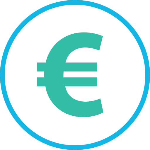 euro icono gratis