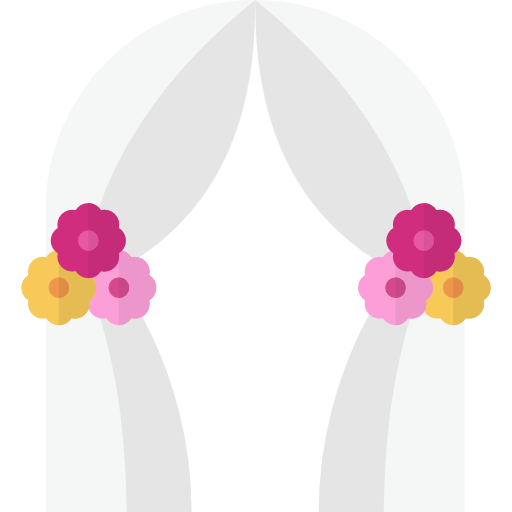 arco de boda icono gratis