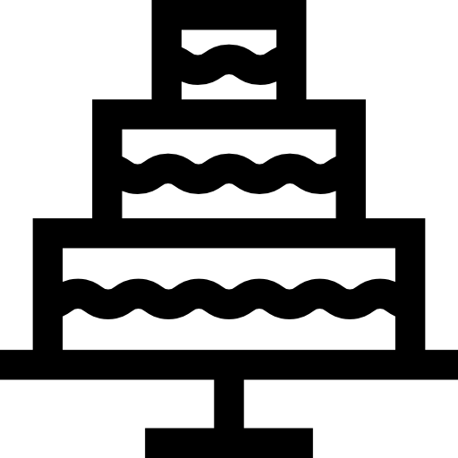 Wedding cake Basic Straight Lineal icon