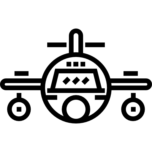 avión icono gratis