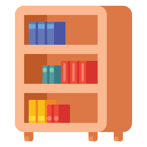 Книжная полка бесплатно иконка Книжная полка бесплатно иконка