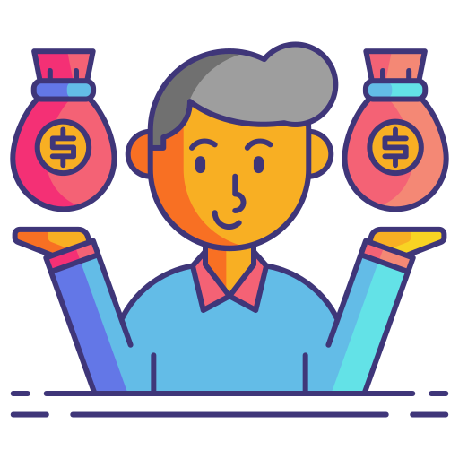 Earnings Flaticons Lineal Color icon