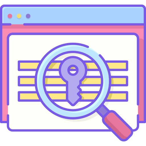 schlüsselwörter kostenlos Icon