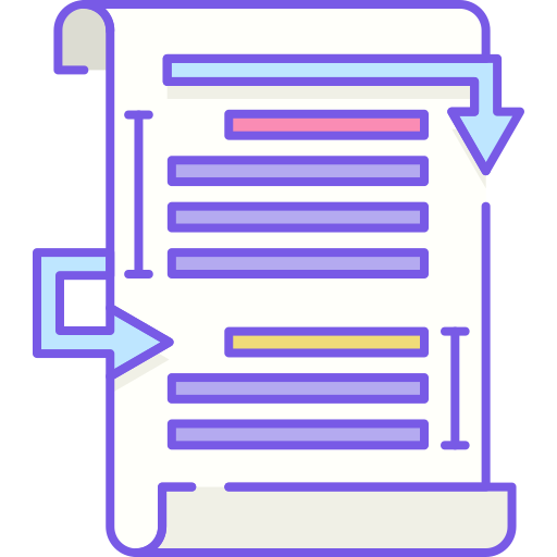 sentence-length-flaticons-lineal-color-icon