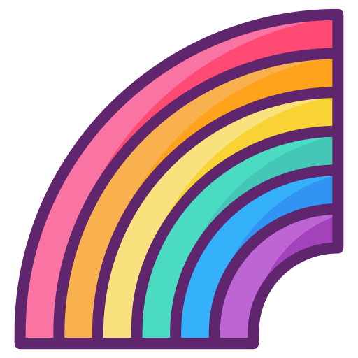 arco iris icono gratis