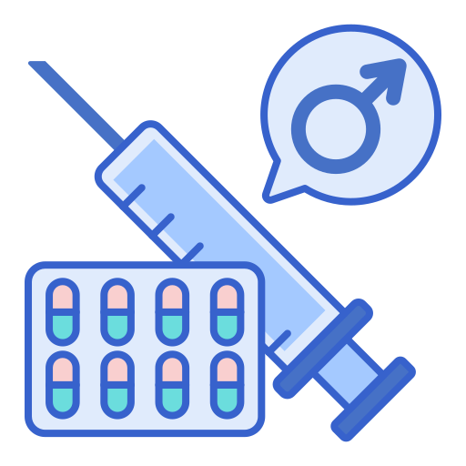 Hormone Therapy Flaticons Lineal Color Icon