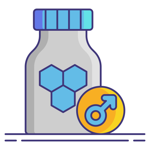 Hormone Therapy Flaticons Lineal Color Icon