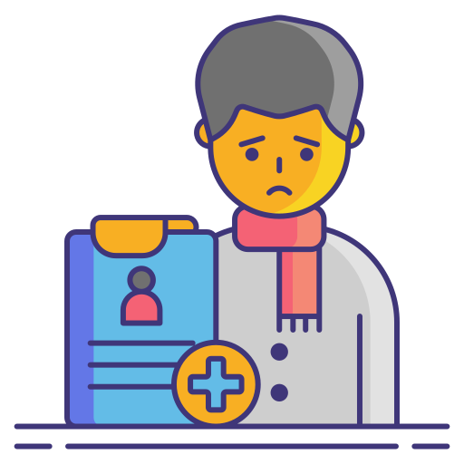 informe médico icono gratis