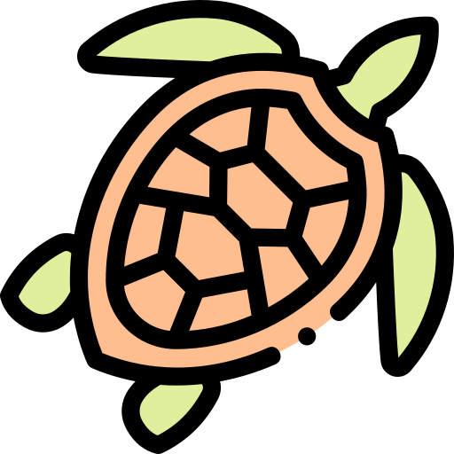 Turtle Detailed Rounded Lineal Color Icon