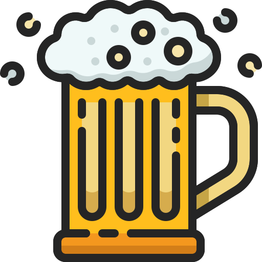 Beer mug Generic Outline Color icon