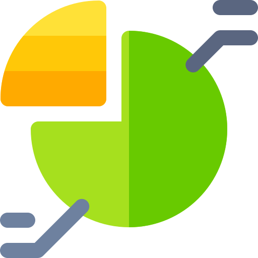 gráfico circular icono gratis