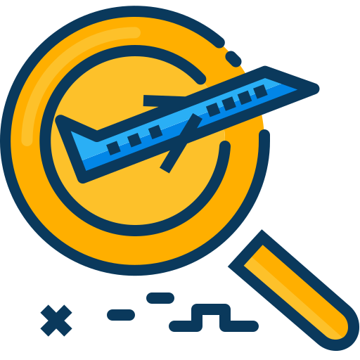 Flight information free icon