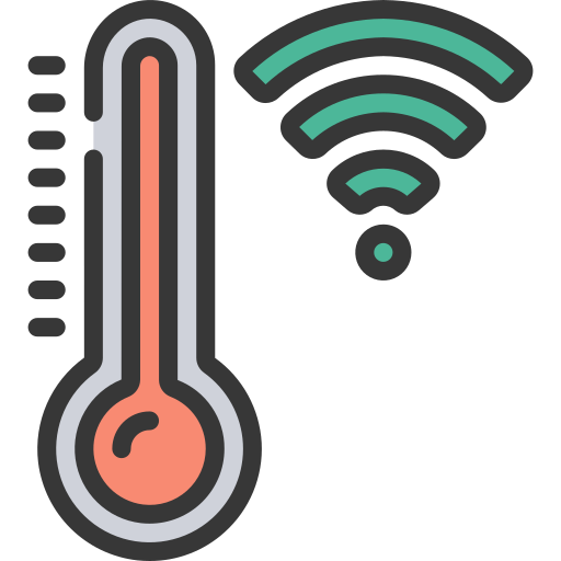 control de temperatura icono gratis