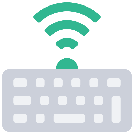 teclado inalambrico icono gratis