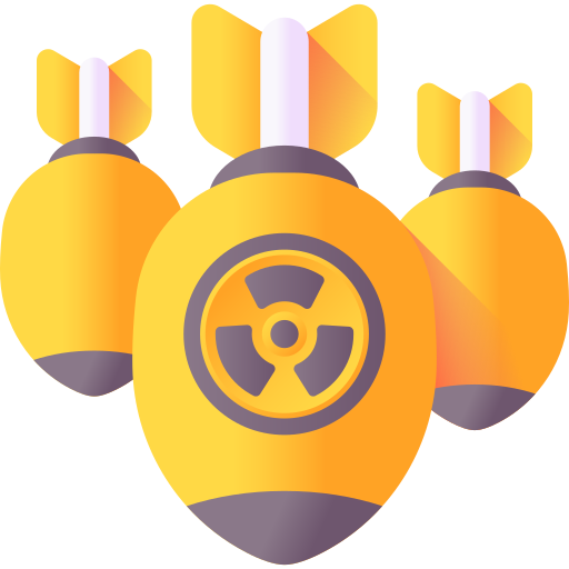 Nuclear bomb  free icon