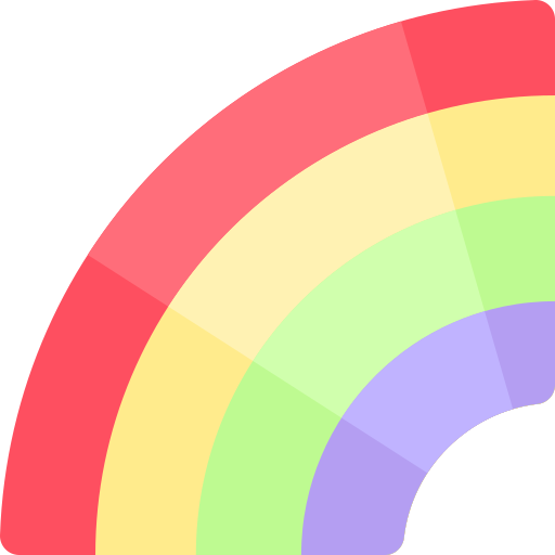 arco iris icono gratis