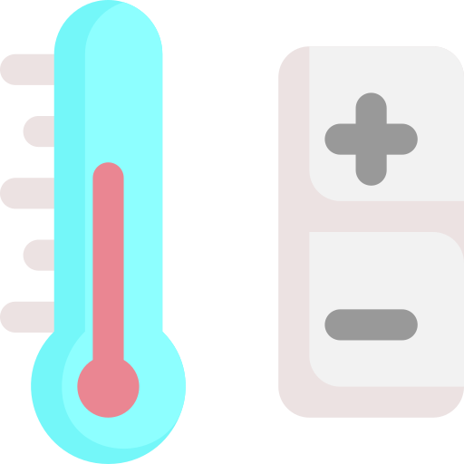 temperatura inteligente icono gratis