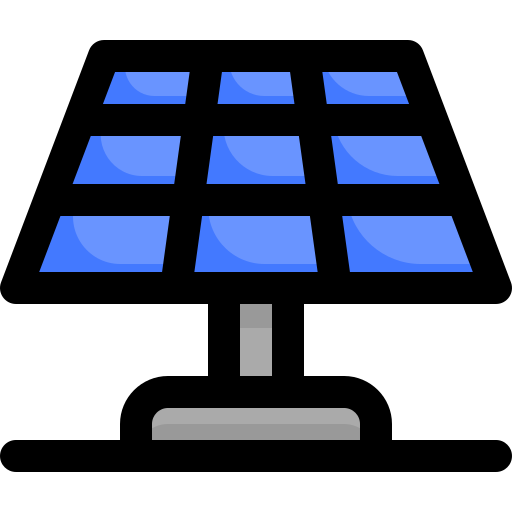 panel solar icono gratis