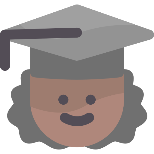 Graduated free icon