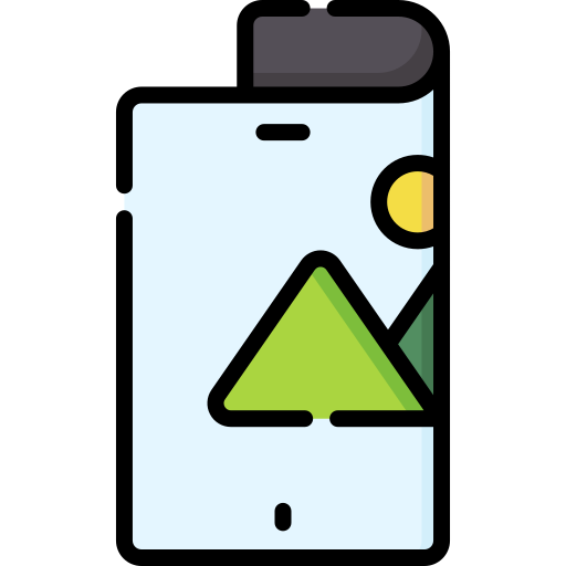 Foldable phone Special Lineal color icon