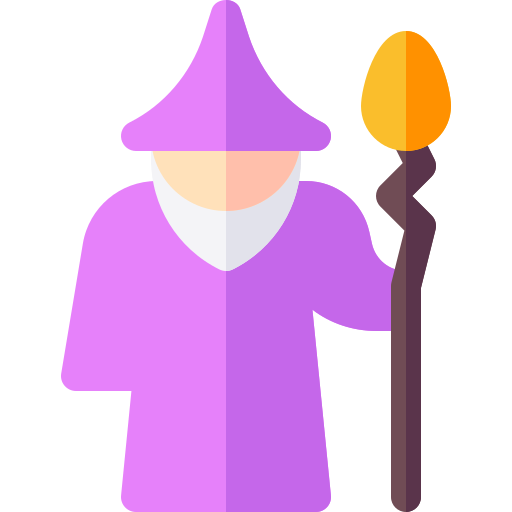 Wizard Basic Rounded Flat icon