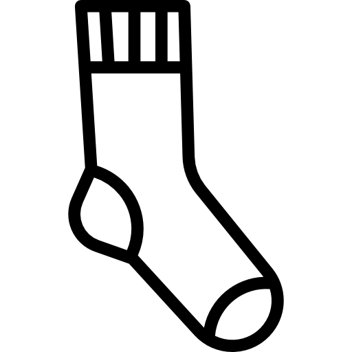 Baby Socks Icon Graphic Design Outline Graphic by