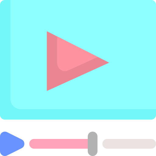 reproductor de video icono gratis