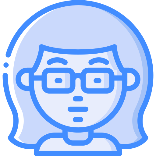 Girl Basic Miscellany Blue icon