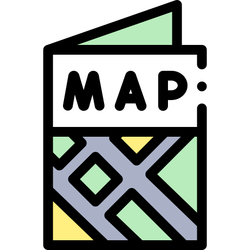 mapa icono gratis