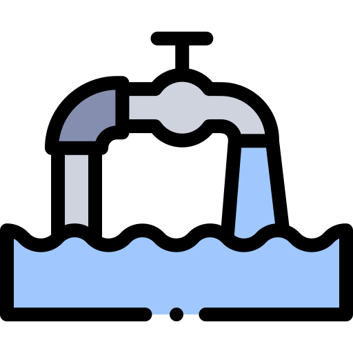 Water Supply Detailed Rounded Lineal Color Icon