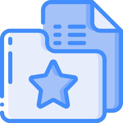 Folder Basic Miscellany Blue icon