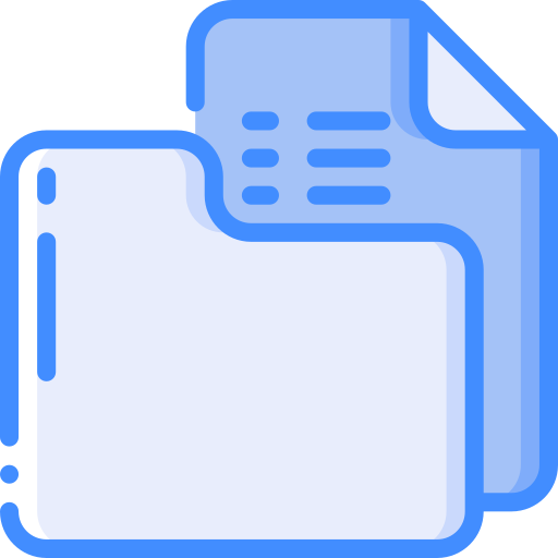 File Basic Miscellany Blue icon