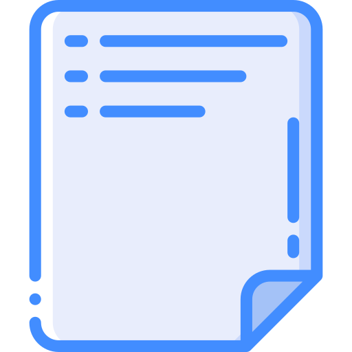 File Basic Miscellany Blue icon