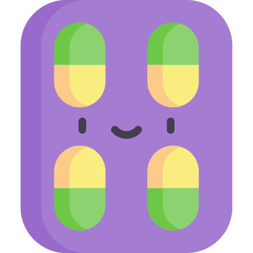 Pills Kawaii Flat icon