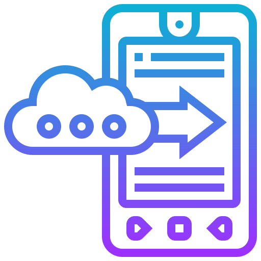 transferencia de datos icono gratis