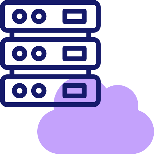 almacenamiento en la nube icono gratis