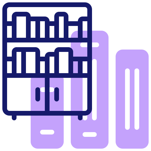 estantería icono gratis