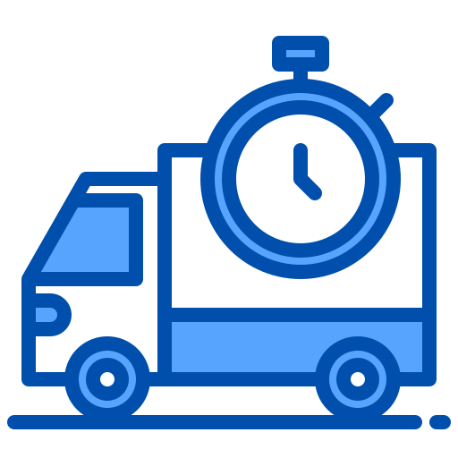 Delivery Time Xnimrodx Blue Icon